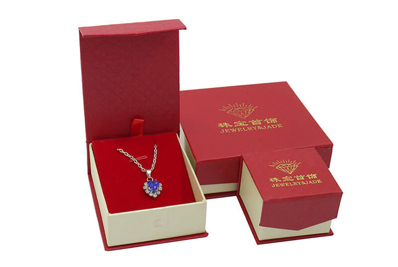 Factory Supply Packaging  Jewelry Box With Logo Printing